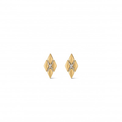 LOUIS VUITTON GO14 EARRINGS M01456